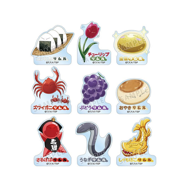 『転生したらスライムだった件』トレーディング ご当地スライムリムル様 アクリルステッカー ver.中部(単位/BOX)