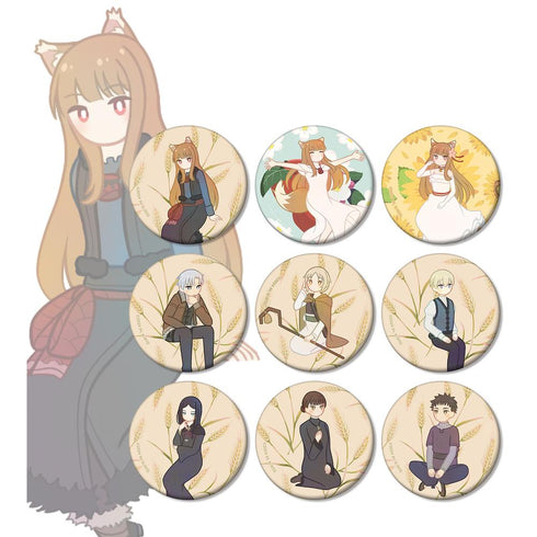 『狼と香辛料 MERCHANT MEETS THE WISE WOLF』トレーディング Botania マット缶バッジ(単位/BOX)