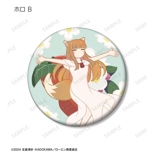 『狼と香辛料 MERCHANT MEETS THE WISE WOLF』トレーディング Botania マット缶バッジ(単位/BOX)【202603再販】