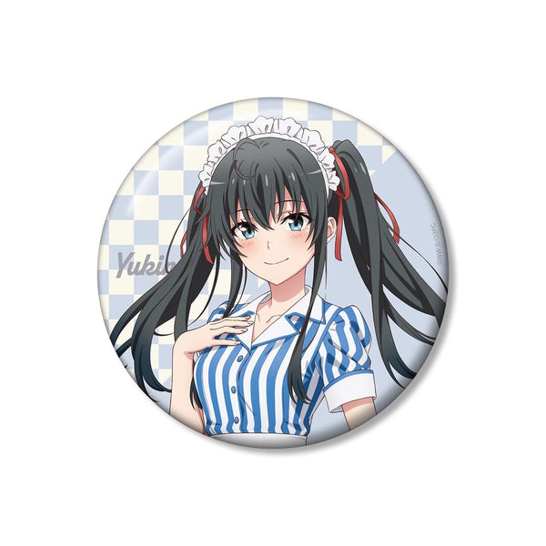 『やはり俺の青春ラブコメはまちがっている。完』描き下ろし 雪ノ下雪乃 アメリカンダイナーver. 100mm缶バッジ