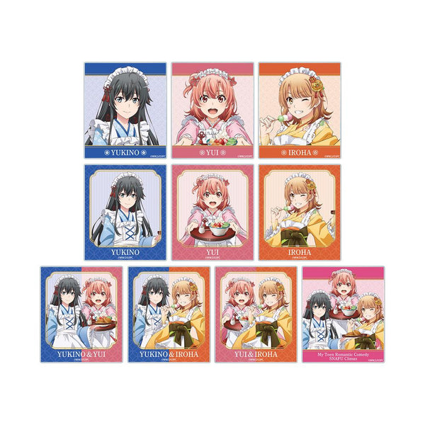 『やはり俺の青春ラブコメはまちがっている。完』描き下ろし 和風メイド服ver. トレーディングアクリルカード(単位/BOX)