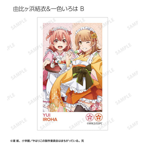 『やはり俺の青春ラブコメはまちがっている。完』描き下ろし 和風メイド服ver. トレーディングインスタントカメラ風イラストカード(単位/BOX)
