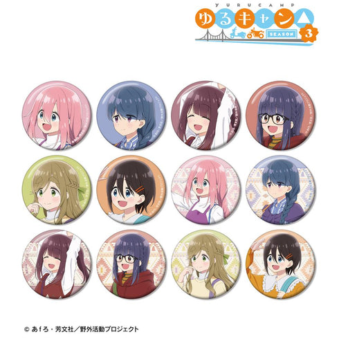 『ゆるキャン△ SEASON3』描き下ろし 歩みver. トレーディング缶バッジ(単位/BOX)