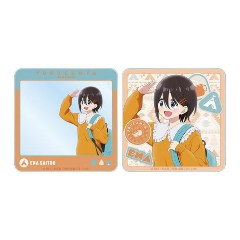 『ゆるキャン△ SEASON3』描き下ろし 斉藤恵那 歩みver. アクリルカード2枚セット