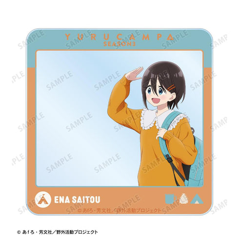 『ゆるキャン△ SEASON3』描き下ろし 斉藤恵那 歩みver. アクリルカード2枚セット