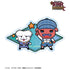 "Butt Detective: Star & Moon" by Terada Tera - Brown & Maltese Chief - Die-Cut Sticker