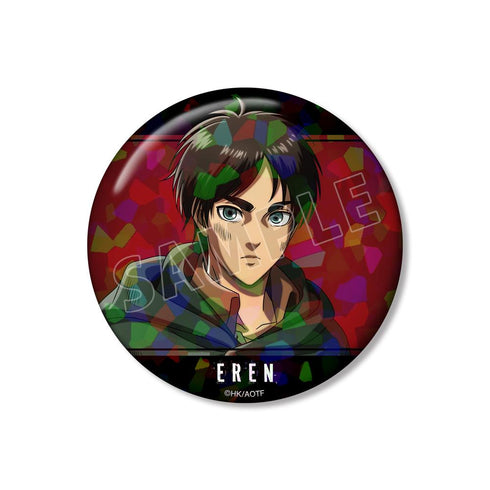 『進撃の巨人』描き下ろし エレン 戦いの後でver. 76mmホログラム缶バッジ