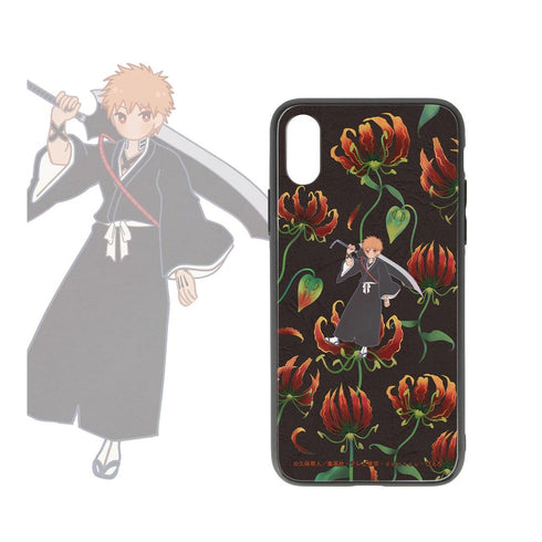 『BLEACH 千年血戦篇』黒崎一護 Botania 角丸強化ガラスiPhoneケース