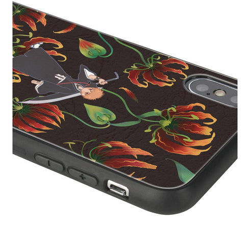 『BLEACH 千年血戦篇』黒崎一護 Botania 角丸強化ガラスiPhoneケース