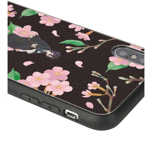 『BLEACH 千年血戦篇』朽木ルキア Botania 角丸強化ガラスiPhoneケース