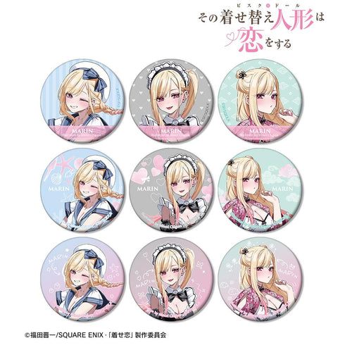 『その着せ替え人形は恋をする』千種みのりイラスト トレーディングマット缶バッジ(単位/BOX)