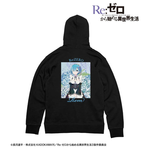 『Re:ゼロから始める異世界生活』レム grunge CANVAS バックプリントパーカーレディース