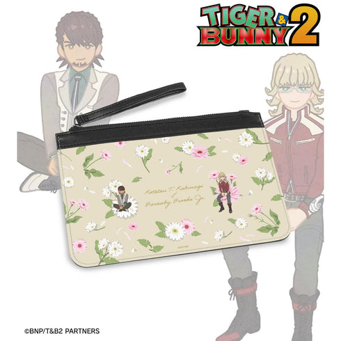 『TIGER & BUNNY 2』鏑木・T・虎徹&バーナビー・ブルックス Jr. Botania PUレザーフラットポーチ