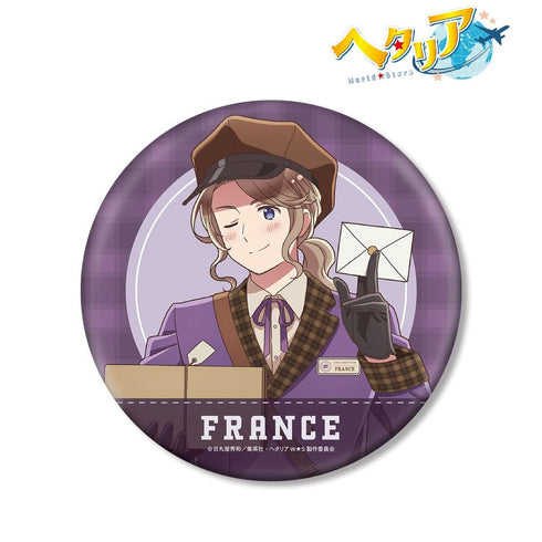 『ヘタリア World★Stars』描き下ろし フランス 郵便屋ver. BIG缶バッジ【202608再販】