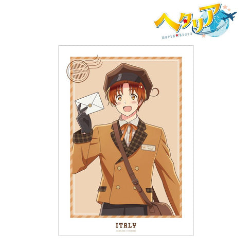 『ヘタリア World★Stars』描き下ろし イタリア 郵便屋ver. A3マット加工ポスター【202608再販】