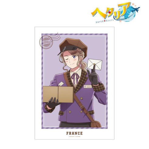 『ヘタリア World★Stars』描き下ろし フランス 郵便屋ver. A3マット加工ポスター【202608再販】