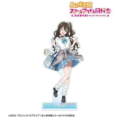 《Love Live! 虹咲學園校園偶像同好會》全新繪製 櫻坂雫 辣妹制服版 BIG壓克力立牌【202605再版】