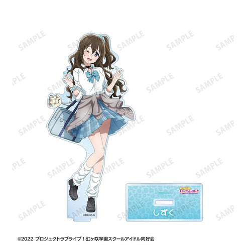 《Love Live! 虹咲學園校園偶像同好會》全新繪製 櫻坂雫 辣妹制服版 BIG壓克力立牌【202605再版】
