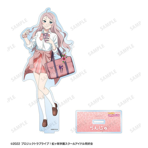 《Love Live! 虹咲学园校园偶像同好会》全新绘制 钟·岚珠 辣妹制服版 BIG亚克力立牌【202605再版】