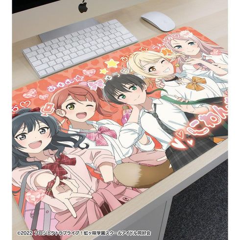 《Love Live! 虹咲学园校园偶像同好会》全新绘制 2年级 辣妹制服版 多功能桌垫【202605再版】
