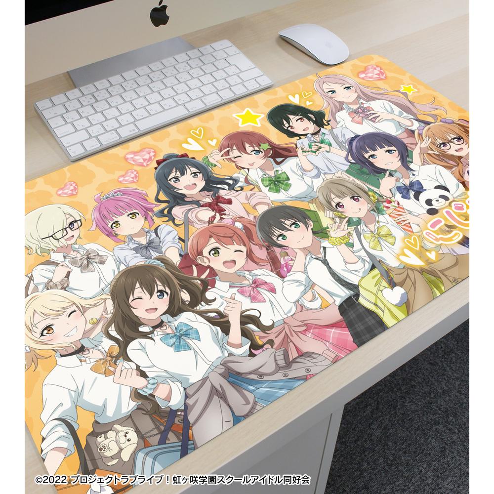 虹ヶ咲学園スクールアイドル同好会描き下ろし ギャル制服ver.ラバーマット ラブライブ！虹ヶ咲学園スクールアイドル同好会 - 描き下ろし 2