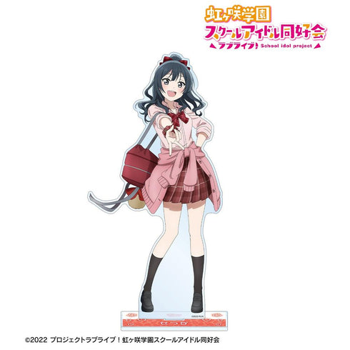 《Love Live! 虹咲學園校園偶像同好會》全新繪製 優木節菜 辣妹制服版 特大亞克力立牌【202605再版】