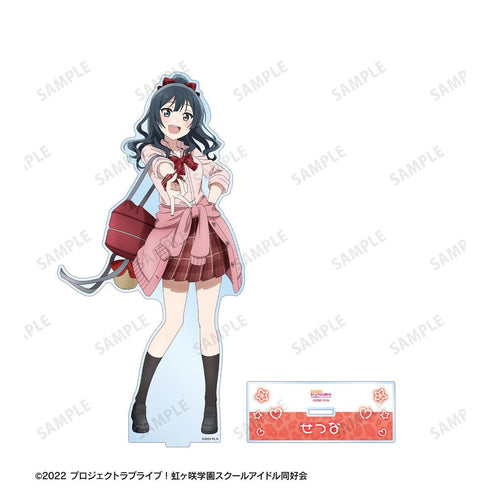 《Love Live! 虹咲學園校園偶像同好會》全新繪製 優木節菜 辣妹制服版 特大亞克力立牌【202605再版】