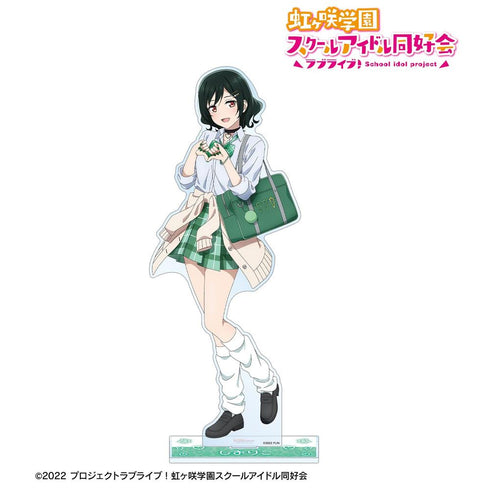 《Love Live! 虹咲学园校园偶像同好会》全新绘制 三船栞子 辣妹制服版 特大亚克力立牌【202605再版】