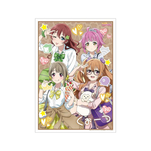 《Love Live! 虹咲學園校園偶像同好會》全新繪製 QU4RTZ 辣妹制服版 A3 霧面加工海報【202605 再版】