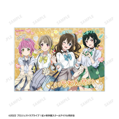 《Love Live! 虹咲学园校园偶像同好会》全新绘制 1年级 辣妹制服版 A5亚克力板【202605再版】