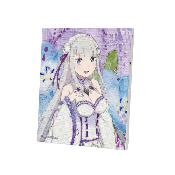 『Re:ゼロから始める異世界生活』エミリア grunge CANVAS キャンバスボード