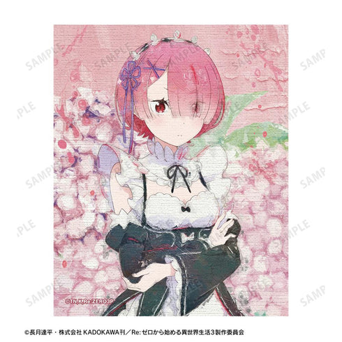 『Re:ゼロから始める異世界生活』ラム grunge CANVAS キャンバスボード