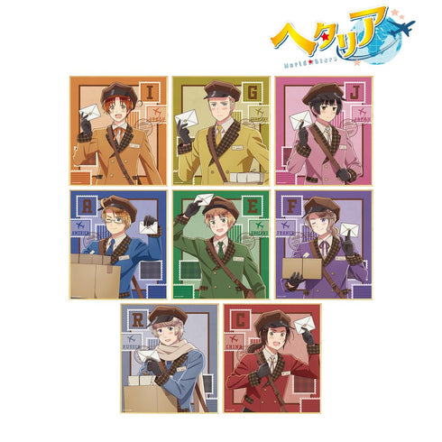 『ヘタリア World★Stars』描き下ろし 郵便屋ver. トレーディングミニ色紙(単位/BOX)