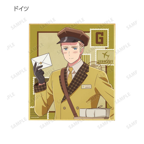 『ヘタリア World★Stars』描き下ろし 郵便屋ver. トレーディングミニ色紙(単位/BOX)