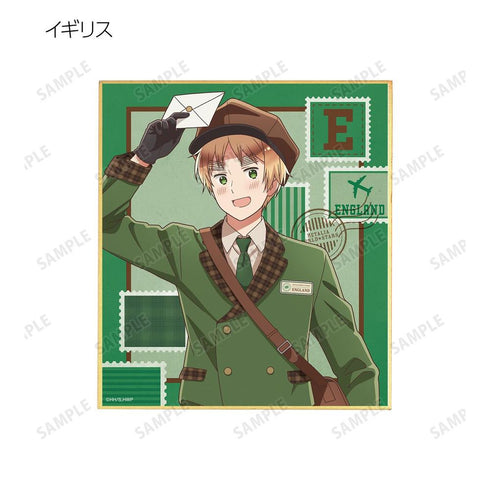 『ヘタリア World★Stars』描き下ろし 郵便屋ver. トレーディングミニ色紙(単位/BOX)【202608再販】