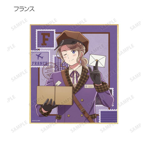 『ヘタリア World★Stars』描き下ろし 郵便屋ver. トレーディングミニ色紙(単位/BOX)【202608再販】
