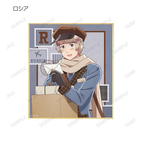 『ヘタリア World★Stars』描き下ろし 郵便屋ver. トレーディングミニ色紙(単位/BOX)