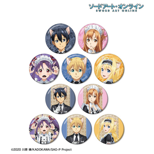 『ソードアート・オンライン』描き下ろし 猫耳執事・メイドver. トレーディング缶バッジ(単位/BOX)【202609再販】