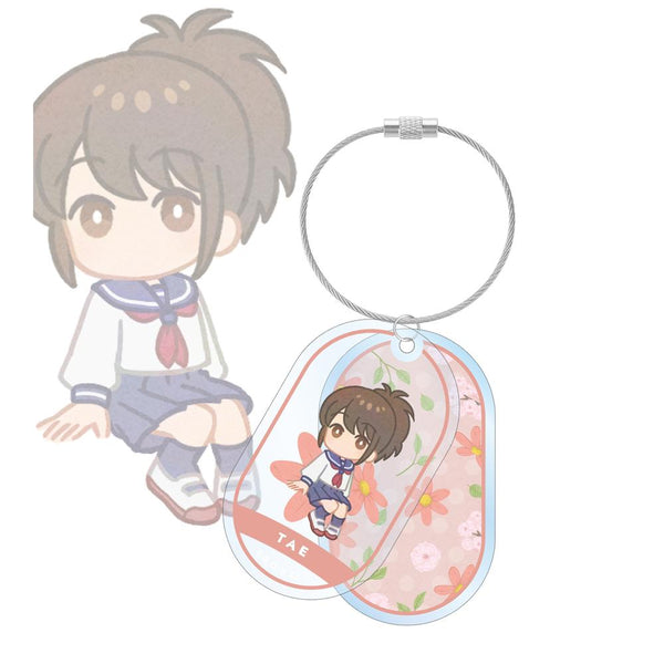 『3年Z組銀八先生』志村妙 Botania 2連ワイヤーBIGアクリルキーホルダー