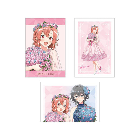 『ささやくように恋を唄う』描き下ろし 花びらドレスver. ポストカード3枚セット ver.A