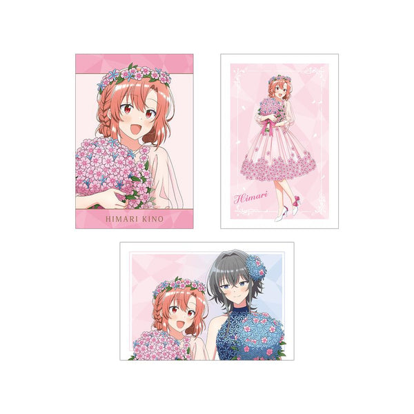 『ささやくように恋を唄う』描き下ろし 花びらドレスver. ポストカード3枚セット ver.A