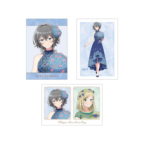 『ささやくように恋を唄う』描き下ろし 花びらドレスver. ポストカード3枚セット ver.B