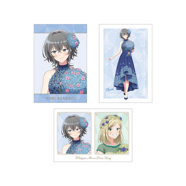 『ささやくように恋を唄う』描き下ろし 花びらドレスver. ポストカード3枚セット ver.B