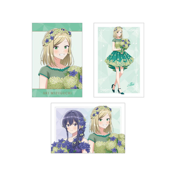 『ささやくように恋を唄う』描き下ろし 花びらドレスver. ポストカード3枚セット ver.C