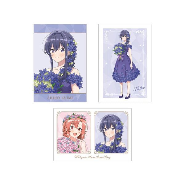 『ささやくように恋を唄う』描き下ろし 花びらドレスver. ポストカード3枚セット ver.D