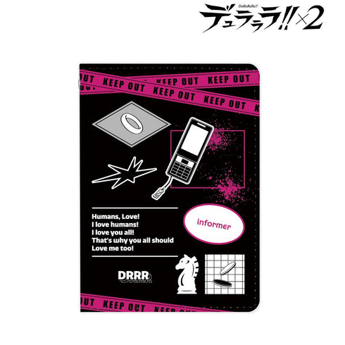 『デュラララ!!×2』折原臨也 ar-Unity モチーフ柄 4ポケットパスケース
