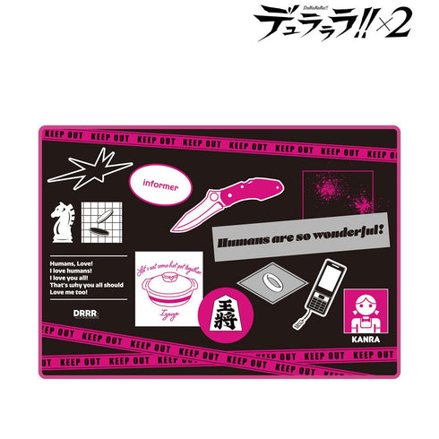 『デュラララ!!×2』折原臨也 ar-Unity モチーフ柄 ブランケット