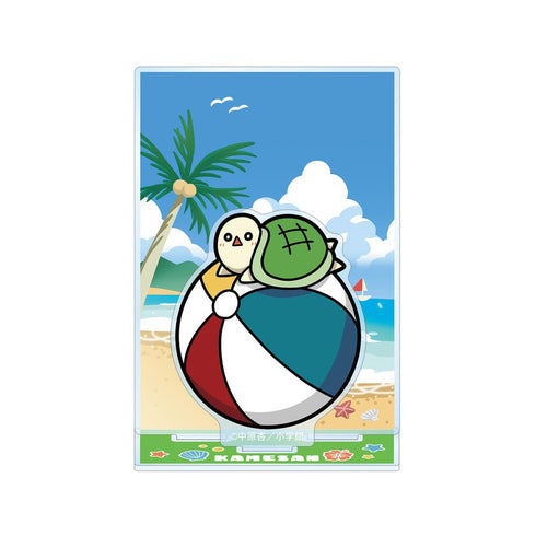 『きらりん☆レボリューション』カメさん ちびキャラ 夏ver. パーツ付きBIGアクリルスタンド