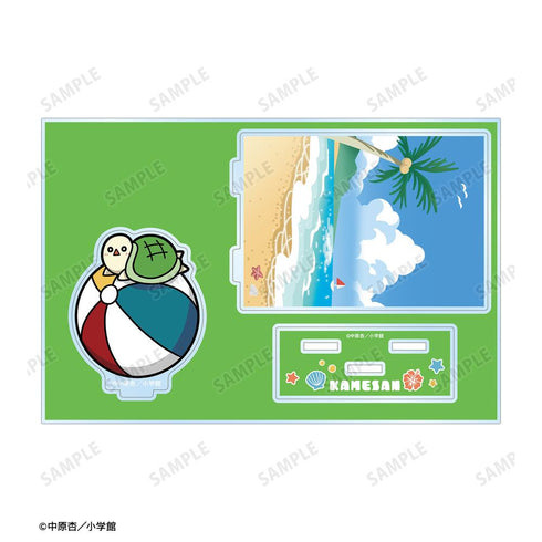 『きらりん☆レボリューション』カメさん ちびキャラ 夏ver. パーツ付きBIGアクリルスタンド