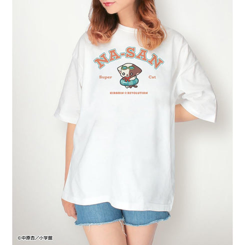 『きらりん☆レボリューション』なーさん ちびキャラ 夏ver. BIGシルエットTシャツ うきわユニセックス